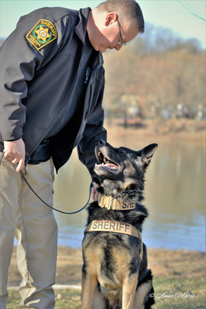 Deputy Mark Brice & K-9 Blak